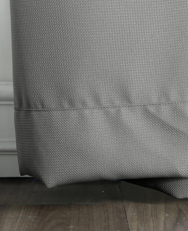 Valerie Heathered Texture Semi-Sheer Grommet Curtain Panel