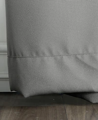 Valerie Heathered Texture Semi-Sheer Grommet Curtain Panel