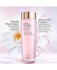 Soft Clean Infusion Hydrating Skin Essence Face Lotion Toner with Amino Acid + Waterlily, 13.5 fl oz.