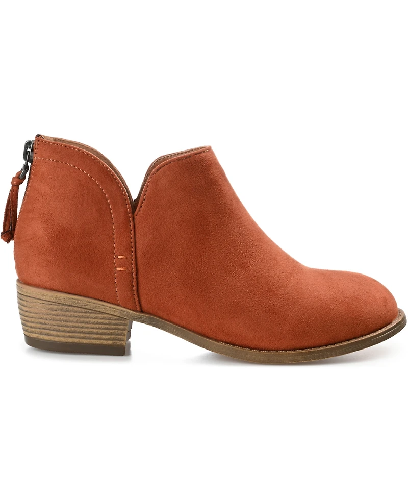 Journee Collection Women's Livvy Side Split Ankle Booties