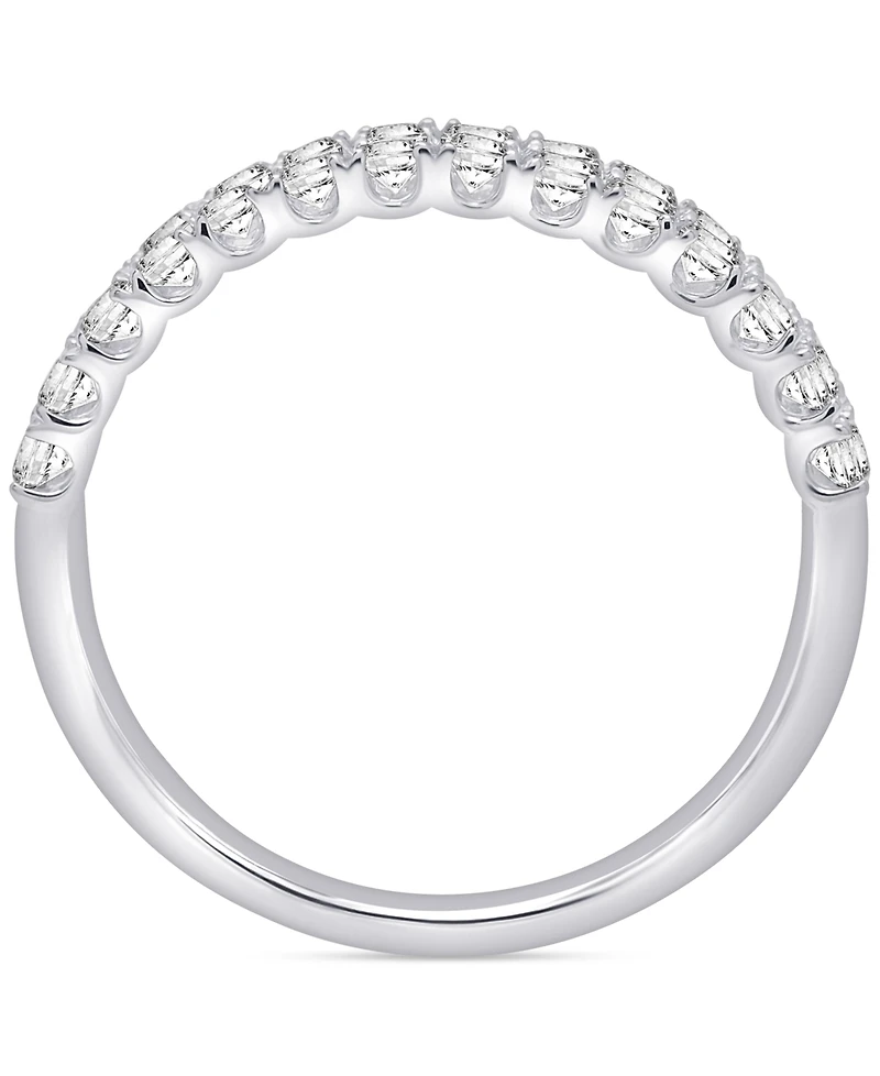 Diamond Double Row Band (3/4 ct. t.w.) Platinum