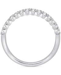 Diamond Double Row Band (3/4 ct. t.w.) Platinum