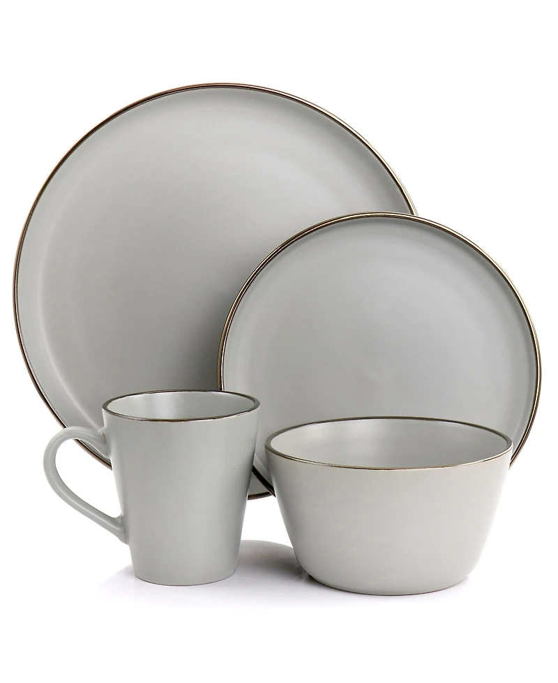 Elama Simon 16 Pc. Dinnerware Set, Service for 4