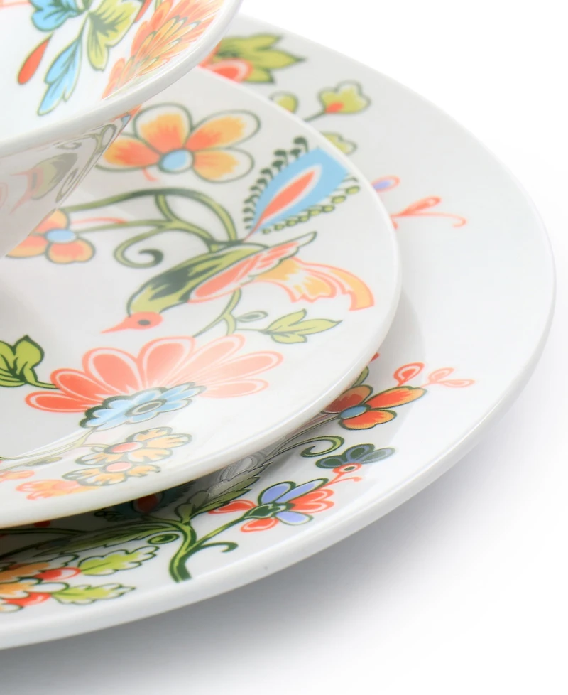Elama Zoe 16 Pc. Dinnerware Set, Service for 4