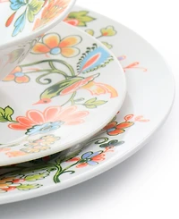 Elama Zoe 16 Pc. Dinnerware Set, Service for 4