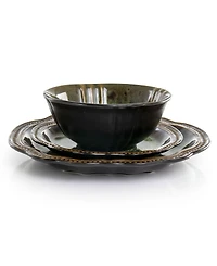 Elama Magdalena 16 Pc. Dinnerware Set, Service for 4