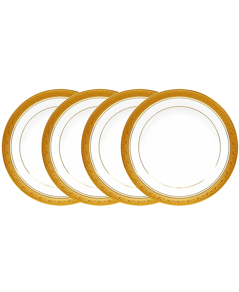 Noritake Crestwood Gold Set of 4 Bread & Butter/Appetizer Plates