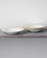 Noritake Rochelle Gold Set of 4 Soup Bowls, Service For 4