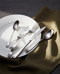 Oneida Satin Moda 65 Piece Flatware Set, Service For 12