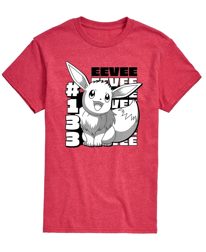 Airwaves Men's Pokemon Eevee Graphic T-shirt