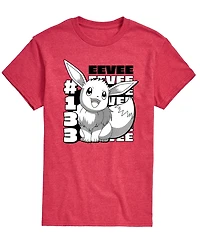 Airwaves Men's Pokemon Eevee Graphic T-shirt