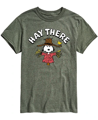Airwaves Men's Peanuts Hay There T-shirt
