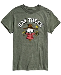 Airwaves Men's Peanuts Hay There T-shirt
