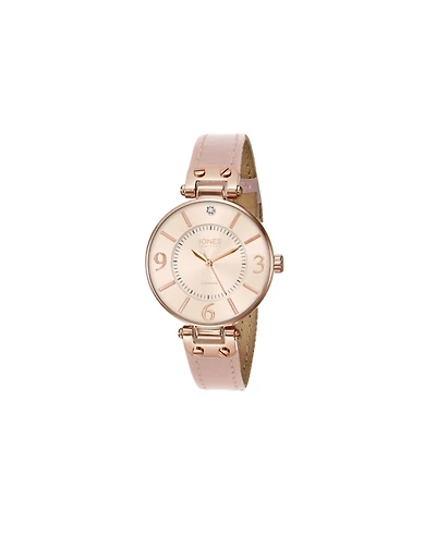 Jones New York Women's Blush Silicone Strap Watch 34mm
