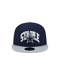 Men's New Era X Staple Navy, Gray Dallas Cowboys Pigeon 59Fifty Fitted Hat