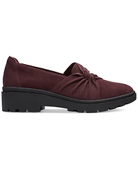 Clarks Women's Calla Style Ruched Slip-On Flats