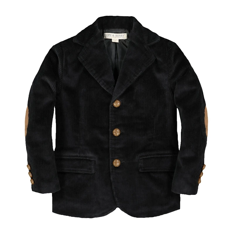 Hope & Henry Baby Boys Corduroy Blazer with Elbow Patches