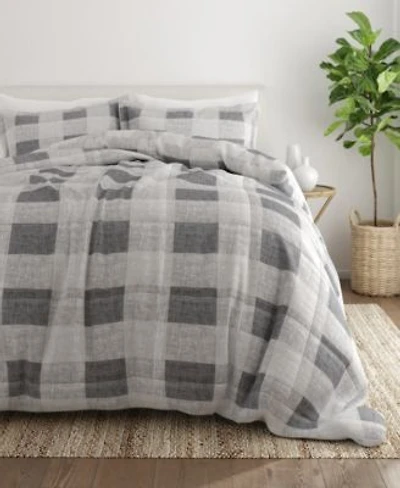 Ienjoy Home Ultra Soft Gingham Comforter Sets