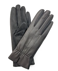 Marcus Adler Women's Cinched Wrist Faux Leather Touchscreen Glove