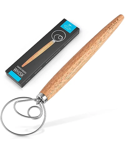 Zulay Kitchen Danish Dough Whisk Large Hand Mixer