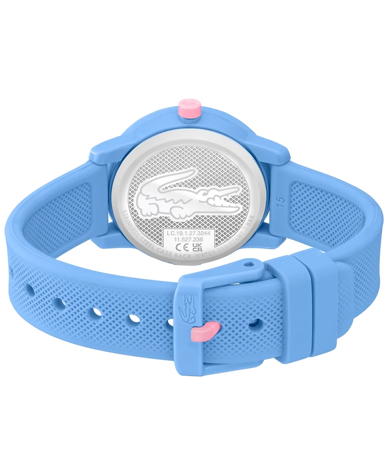 Lacoste Kids L.12.12 Light Blue Silicone Strap Watch 32mm