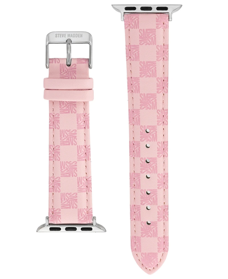 Steve Madden Women's Faux Leather Band designed for Apple Watch 42mm (Series 10) & 38/40/41mm