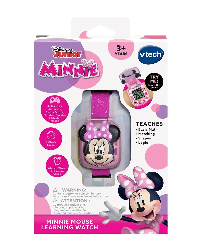 VTech Disney Junior Minnie Mouse Learning Watch