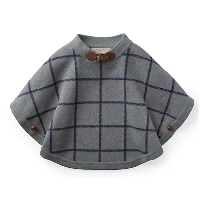 Hope & Henry Girls Organic Cotton Sweater Cape