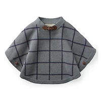 Hope & Henry Girls Organic Cotton Sweater Cape