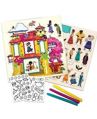 Disney's Encanto Wood Casita Activity Building Decorating Set, 11 Piece