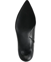 Journee Collection Women's Arely Kitten Heel Pointed Toe Dress Booties