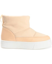 Journee Collection Women's Sethie Platform Cold Weather Puffer Booties