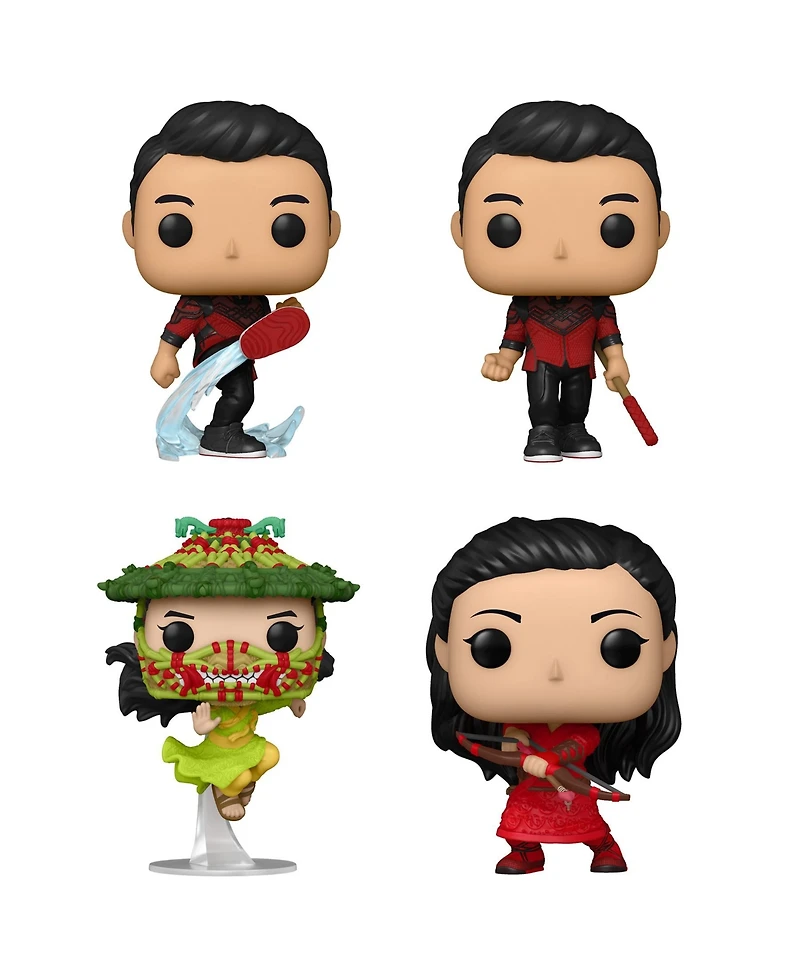 Funko Pop Heroes Marvel Shang-Chi and the Legend of the Ten Rings Collectors Set, 4 Piece