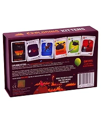 Exploding Kittens Card Game Party Set, 58 Piece