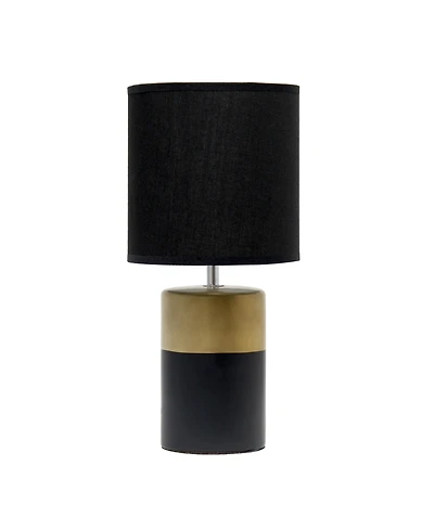 Simple Designs Two Toned Basics Table Lamp