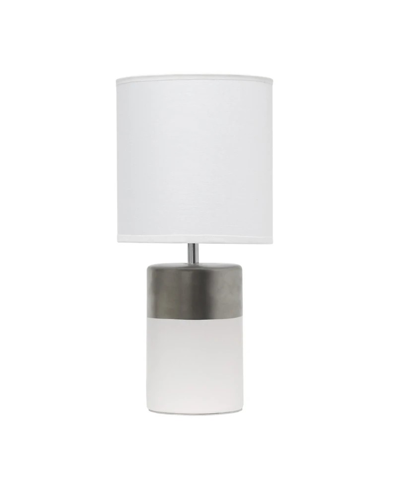 Simple Designs Two Toned Basics Table Lamp