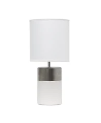 Simple Designs Two Toned Basics Table Lamp