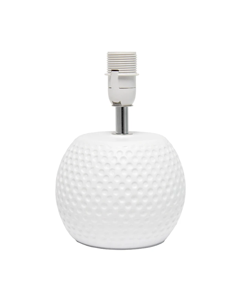 Simple Designs Studded Texture Table Lamp