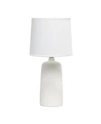 Simple Designs Textured Linear Table Lamp
