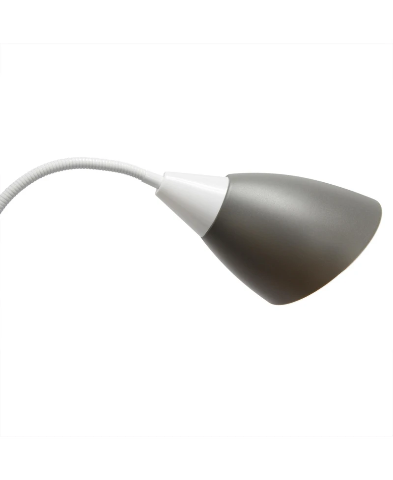 Simple Designs 5 Light Adjustable Gooseneck Floor Lamp with Shades