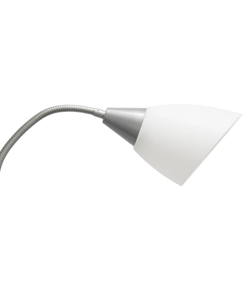 Simple Designs 5 Light Adjustable Gooseneck Floor Lamp with Shades