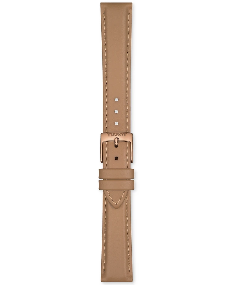 Tissot Women's Swiss Everytime Beige Leather Strap Watch 34mm