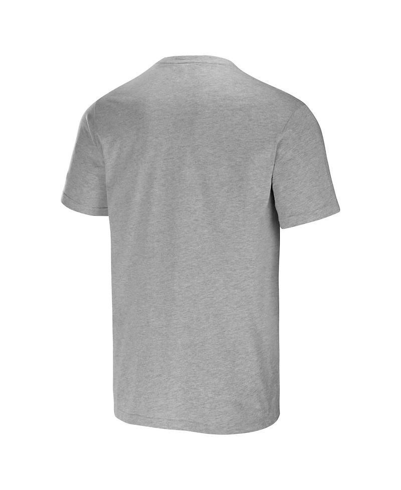 Men's Nfl x Darius Rucker Collection by Fanatics Heather Gray Los Angeles Rams Henley T-shirt