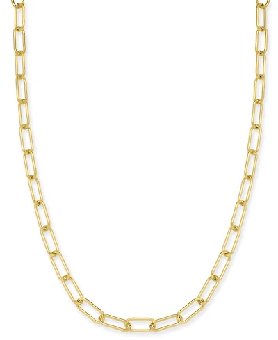 Lola Ade 18k Gold-Plated Stainless Steel Paperclip Chain 18" Collar Necklace