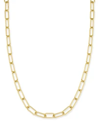 Lola Ade 18k Gold-Plated Stainless Steel Paperclip Chain 18" Collar Necklace