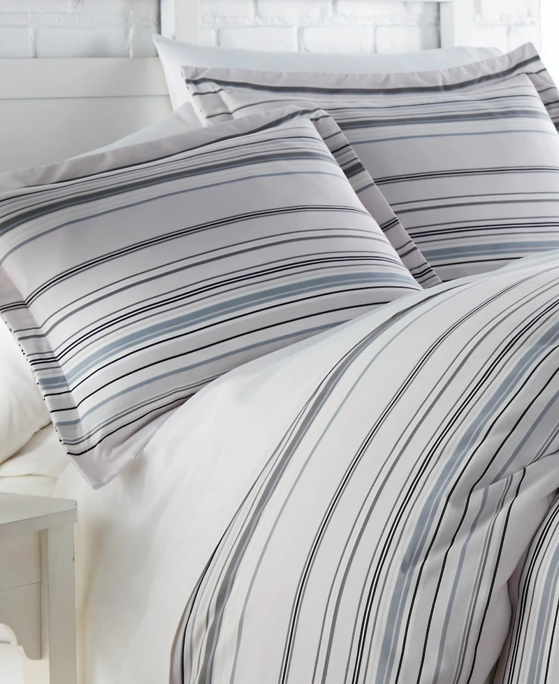Southshore Fine Linens Stripe 3-Pc. Comforter Set