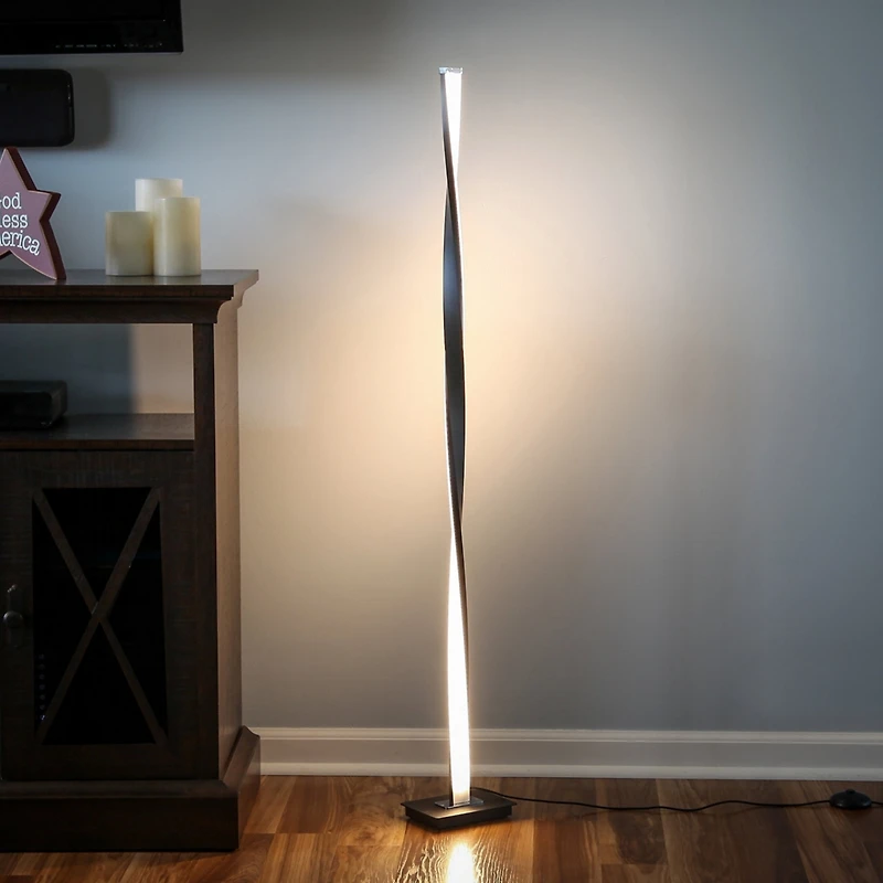 Brightech Helix 48" Dimmable Led Column Floor Lamp