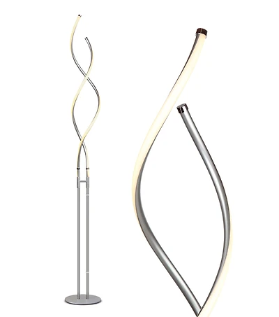 Embrace 60" Led Spiral 2-in-1 Floor or Table Lamp