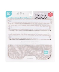 Bumkins Baby Girls Printed Travel Water Resistant Bag, Pack of 3