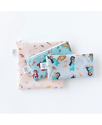 Bumkins Baby Girls Disney Princess Snack Bag, Pack of 3